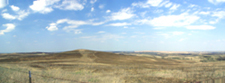 Top of hill on Jaketown Road, west of Snokomo Road in Wabaunsee County.